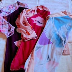 Set of 3 fleece nightgowns